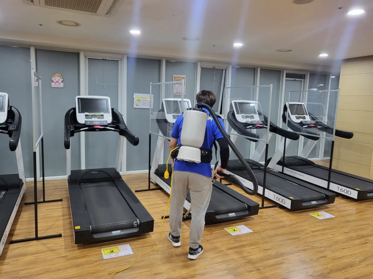 광주시 직동 헬스장 탕비실 직원 휴게공간 위생청소 사례 - 행진크린